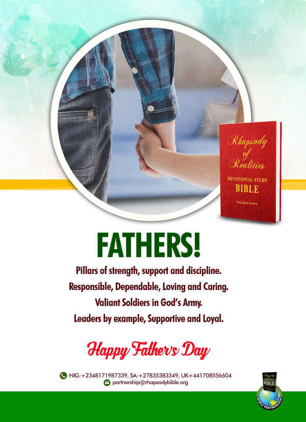 CELEBRATING ALL FATHERS ALL OVER THE WORLD!