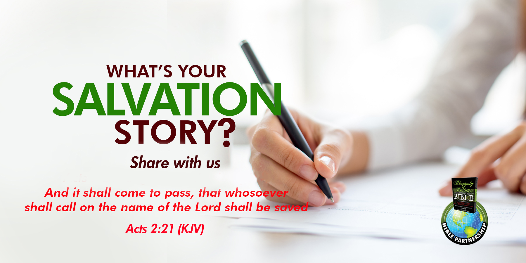 What’s your salvation story?